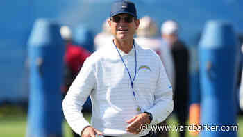 Jim Harbaugh breaks out a wild phrase to describe Justin Herbert