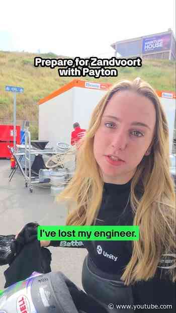 Don’t worry, Payton has located her engineer 😅 #f1 #mercedesf1