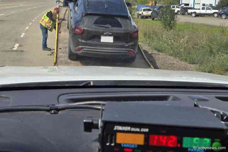 Alberta driver caught going 142 km/h in a 70 zone on northern B.C. highway