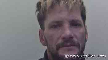 'Violent' Kent abuser who jumped out of flat window to escape police jailed