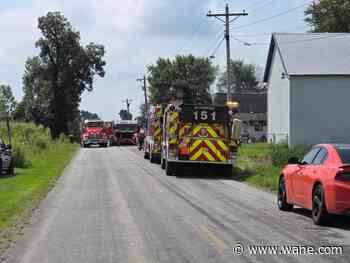 Firefighters put out smoke and flames at home near Ossian