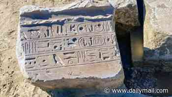 Three-thousand-year-old message discovered in Egypt offers new proof of the Bible's story of Moses