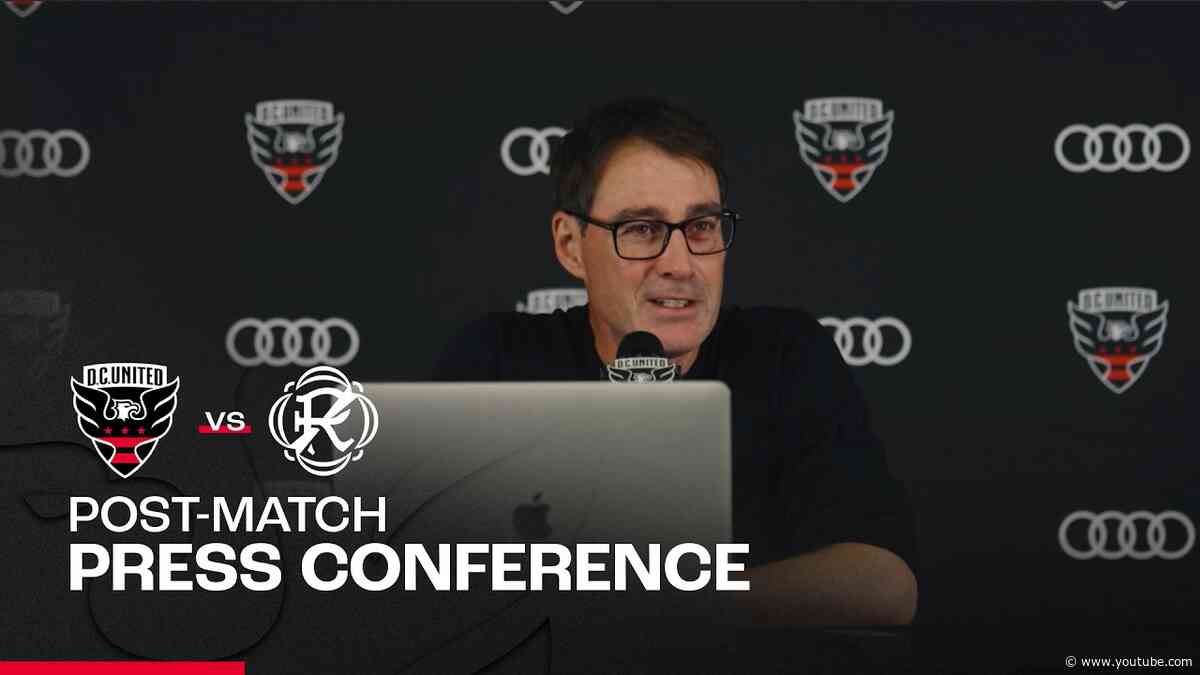 René Weiler Post-Match Press Conference | D.C. United vs New England Revolution| MLS 2026