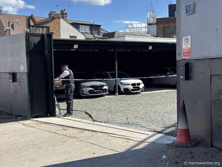 Police cordon off Wealdstone car garage after reported assault