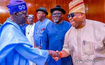 JUST IN: Tinubu, Adeleke in closed-door meeting at Aso Rock Villa