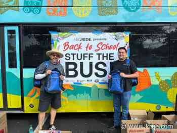 ABQ RIDE Stuff the Bus event collects school supplies for students