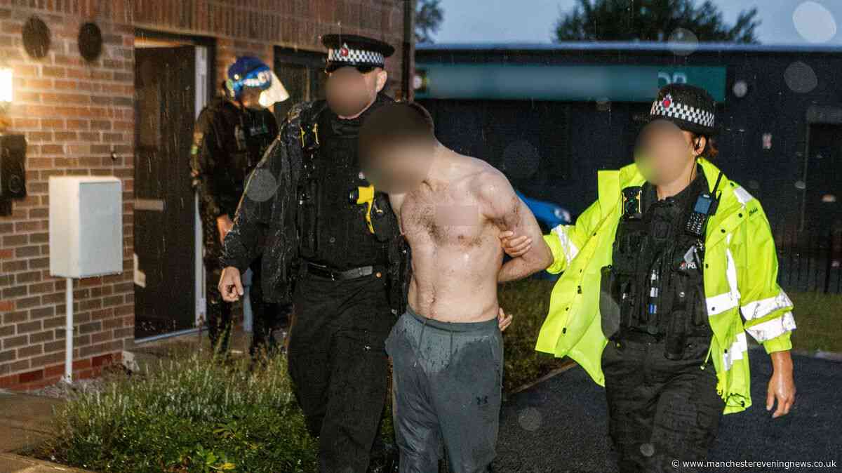 I stood and watched as GMP raided four new homes at 5am - four things stayed with me