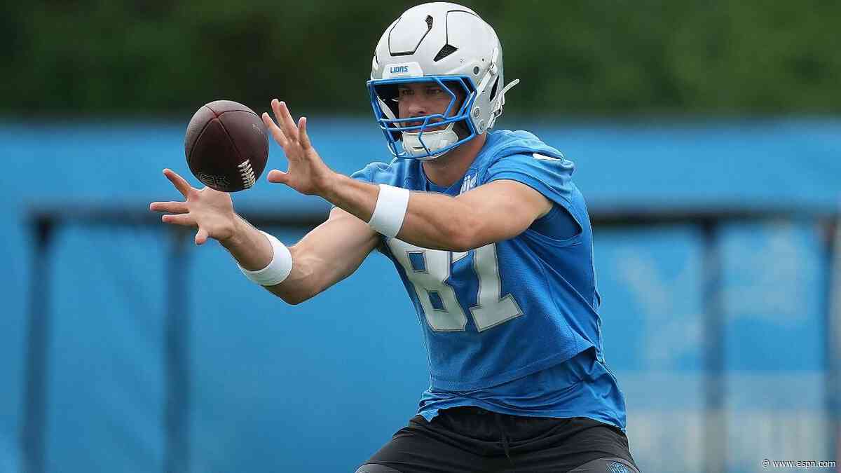 Lions unsure if injured LaPorta will play Week 1