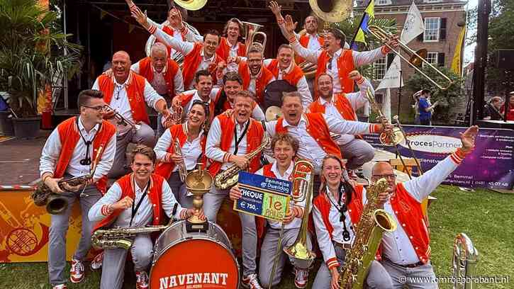 Blaaskapel Navenant maakt zich op voor grootste optreden tot nu toe bij F1