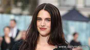Newly single Margaret Qualley arrives barefoot and ditches her wedding ring in first red carpet appearance since split from Jack Antonoff as she joins Jacob Elordi at The Dog Star premiere