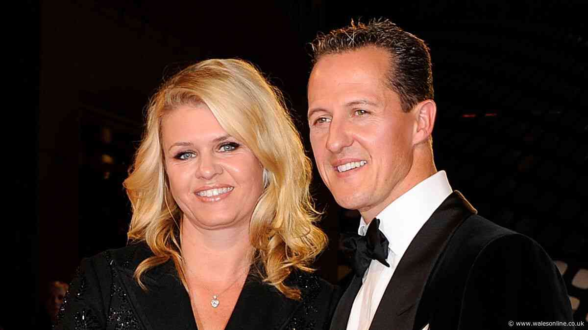 Michael Schumacher's wife makes rare TV appearance as she opens up on F1 legend