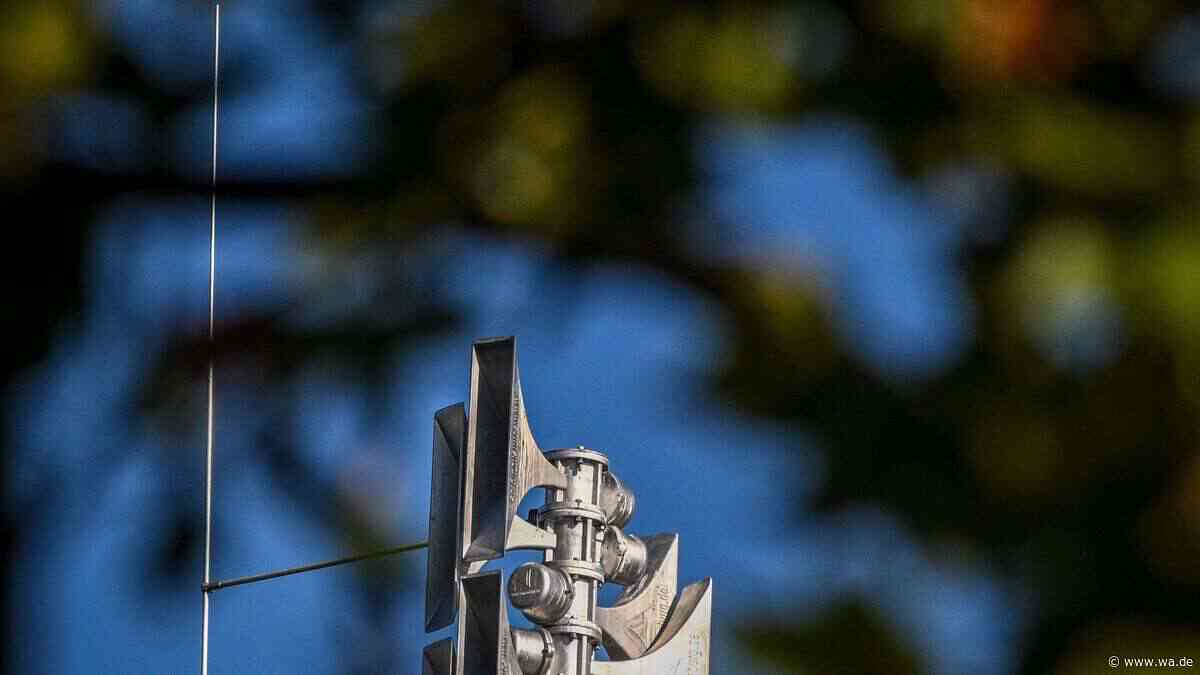 Handy-Alarm, Sirenen, Lautsprecherwagen: NRW probt an Warntag den Ernstfall