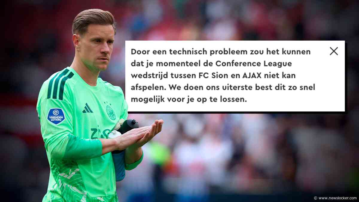 Livestream Sion - Ajax via KIJK werkt (nog) niet: woedende reacties op sociale media