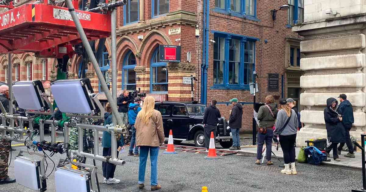 Film crew across Liverpool city centre for new BBC series