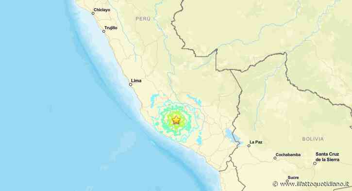 Terremoto di magnitudo 6,7 in Perù: epicentro a sudest di Lima. La scossa sentita anche nella capitale