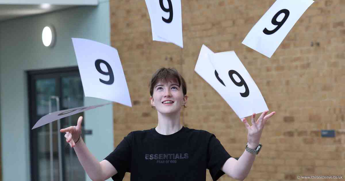 GCSE results day high achievers celebrate across the North East