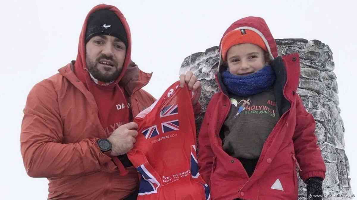 Boy who lost his leg climbs three huge mountains in a day