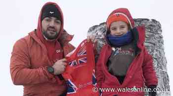 Boy who lost his leg climbs three huge mountains in a day