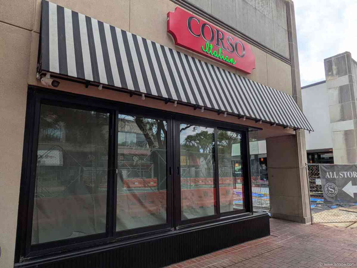 Corso Italian closes indefinitely after flooding in Shirlington
