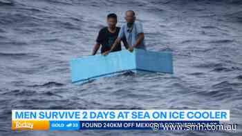 Men survive days at sea stranded on ice cooler