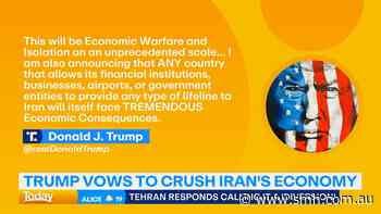 Iran responds over Trump's threat to crush its economy