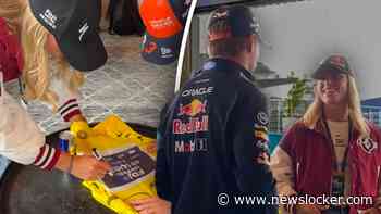Max Verstappen krijgt gele trui van Demi Vollering cadeau: ‘Ik heb alles gevolgd!’