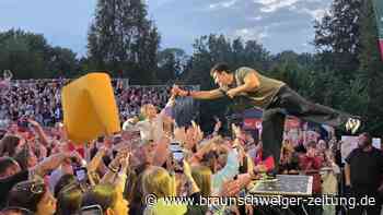 Wincent Weiss in Braunschweig – So viel Feuerwerk war am Raffteich noch nie