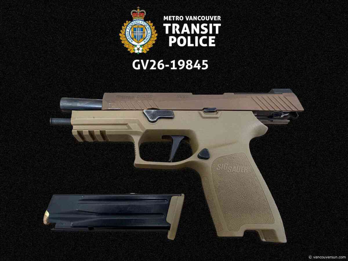 B.C. crime news: Tire-smoking stunt leads to crash and drug bust near Victoria | Handgun seized by Transit Police | K9 unit helps track down break-in suspect