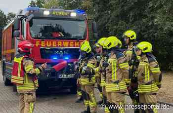 FW Alpen: Bürgermeister besucht Übungsdienst in Veen