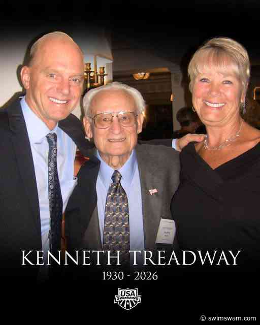 International Swimming Hall Of Famer Kenneth Treadway Dies at 96