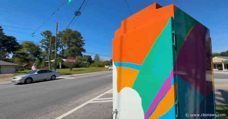 Smyrna turns traffic control boxes into colorful works of public art to brighten drivers' days