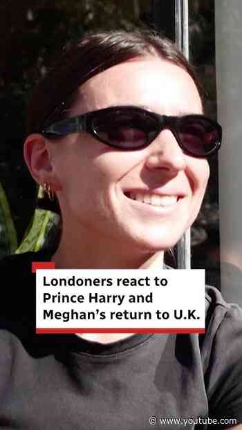 Londoners react to Prince Harry and Meghan’s move back to U.K.