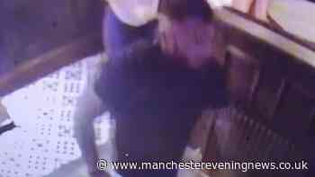 Police want to speak to this man after a disabled man was attacked in Stockport causing a seizure