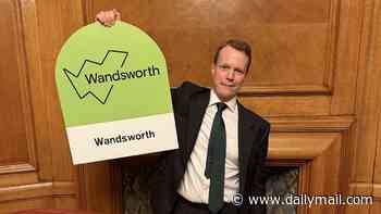 Labour leader of cash-strapped town hall spent £700 on a door sign and £600 on personalised greeting cards, new Tory successor reveals