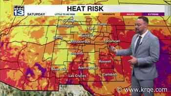 Near record to record heat continue across the state into next week