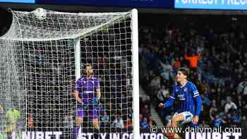 RANGERS 1 JABLONEC 0: Ryan Naderi nets to nick a narrow lead but Ibrox men remain so unconvincing