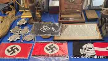 Fury as Nazi flags and SS armbands spotted up for grabs at 'nostalgic' 1940s weekend