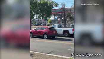 Albuquerque Police Department arrests driver of red SUV in viral road rage incident
