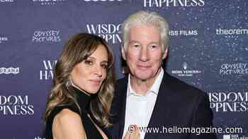 Richard Gere's wife Alejandra, 43, showcases toned physique in plunging black swimsuit