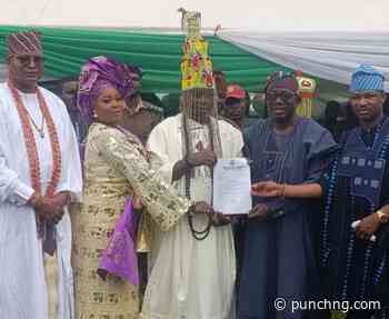 Ogun border community gets first monarch after decades-long wait