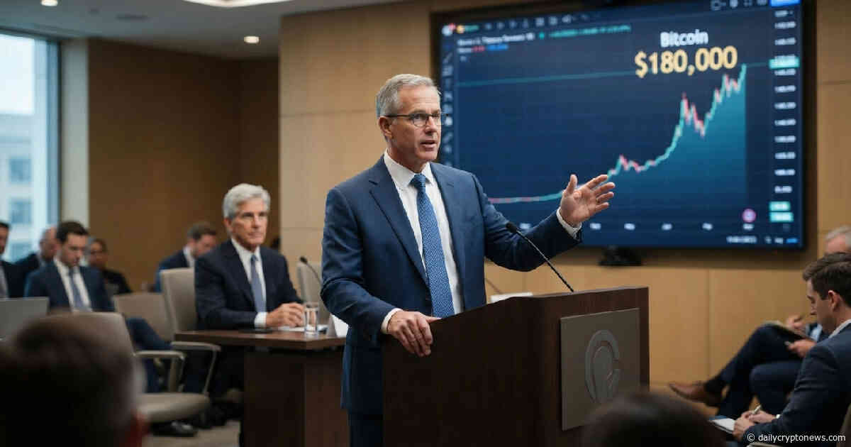 Mark Connors projects $180,000 Bitcoin as Treasury buybacks shift macro outlook