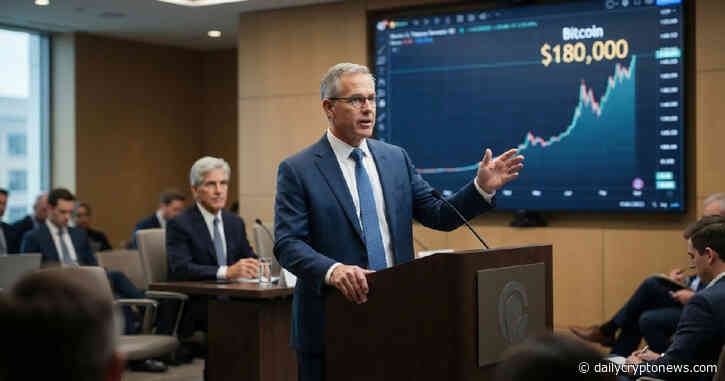Mark Connors projects $180,000 Bitcoin as Treasury buybacks shift macro outlook