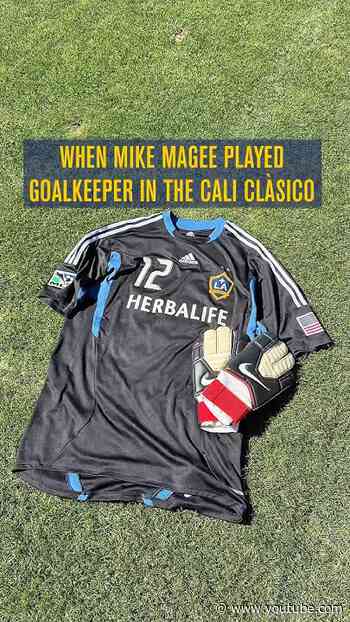 Throwback to when Mike Magee Played Goalkeeper 🧤💫 #lagalaxy #mls