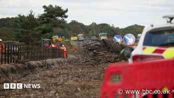 WATCH: Work ongoing to repair forest fire road