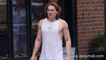 Sarah Jessica Parker's nepo baby James Wilkie Broderick, 23, shows off bulging biceps at gym before making shocking statement about his modeling career