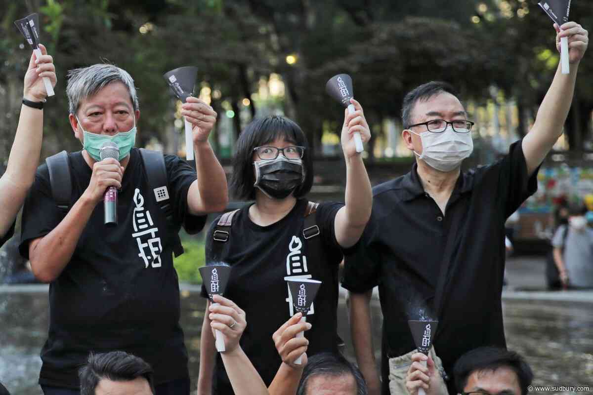 Court convicts 2 organizers of Hong Kong's Tiananmen vigils in national security case