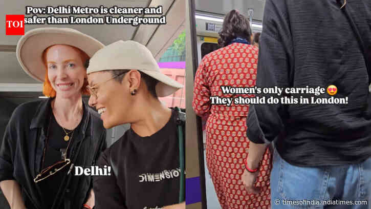 Foreign tourists praise Delhi Metro’s security and women-only coach