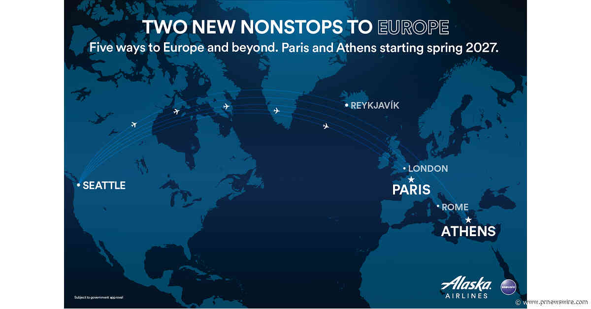 Alaska Airlines annonce une nouvelle liaison sans escale vers Athènes et Paris, reliant Seattle à un plus grand nombre de destinations dans le monde