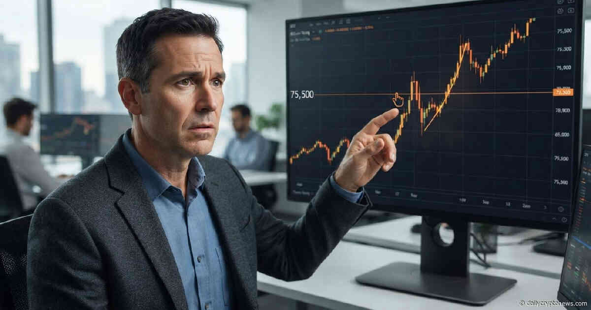 Bitcoin surges past $75,500 but key analysts warn rally is premature