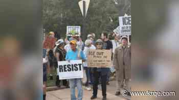Protestors and lawmakers speak out against recent ICE activity in Santa Fe